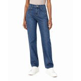 Polo Womens Stella Straight Leg In Dark Wash