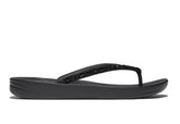 Fitflop Ladies Iquishion Multi-Crystal Ergonomic Sandals In Black