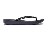 Fitflop Ladies Iquishion Multi-Crystal Ergonomic Sandals In Midnight