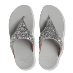 Fitflop Ladies Lulu Shimmer Foil In Silver