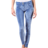 Freddy Womens Wrup Super Skinny Pants In Blue