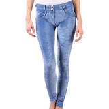 Freddy Womens Wrup Super Skinny Pants In Blue