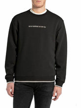 Replay Mens 098 Crew Neck Sweatshirt In Black