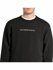 Replay Mens 098 Crew Neck Sweatshirt In Black