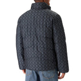 Guess Mens Chain Puff Jacket In Navy
