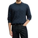 Calvin Klein Mens Easy Cotton Crew Neck Sweater In In Teal