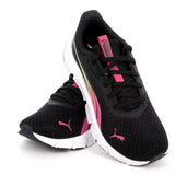Puma Girls FlexFocus Lite Mode Blaze Fade Junior Sneakers In Black/Pink Opal/White
