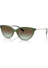 Vogue Womens Sunglasses In Gradient Green