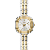 Fossil Womens Genevive 3 Handed Watch Inn Golf & Silver