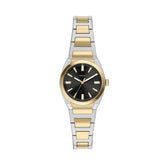 Fossil Everette lack Dial Watch For Women In Gold & Silver