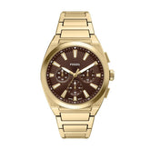 Fossil Everett Chrono Watch In Gold