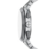 Fossil Machine Silver/Brown Stainless Steel