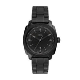 Fossil Mens Machine 3 Hand Watch In Black