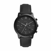 Fossil Neutra Chrono Black Leather Watch