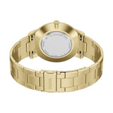 Fossil Mens Minimalist 3 Hand Gold Dial Watch In Gold