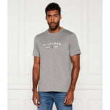 Tommy Hilfiger Mens Fathers Day Tee T-Shirts Grey Heather