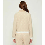 Guess Womens Paulina Full Zip Jacket In Taupe