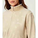 Guess Womens Paulina Full Zip Jacket In Taupe