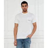 Tommy Hilfiger Mens Arch Pocket Tee T-Shirts In White