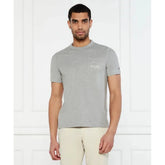 Tommy Hilfiger Mens Arch Pocket Tee T-Shirts In Light Grey