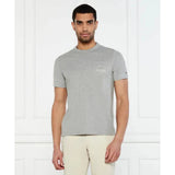 Tommy Hilfiger Mens Arch Pocket Tee T-Shirts In Light Grey