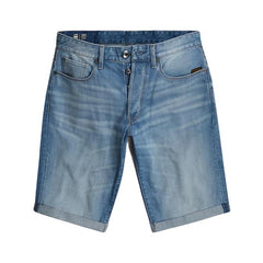 G-Star Raw D07432 Mens 3301 Short Jeans Light Aged