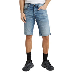 G-Star Raw D07432 Mens 3301 Short Jeans Light Aged