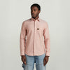 G-Star Raw Mens Bristum 2.0 Slim Shirt In Burnt Orange