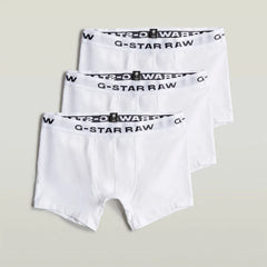 G-Star Mens 3Pack White Boxer Briefs