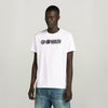 G-Star Raw Mens Distressed Logo T-Shirt In White