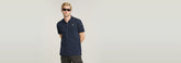 G-Star Raw Dunda Slim Polo Ss Blue
