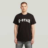 G-Star Raw Mens Felt Logo T-Shirt In Black