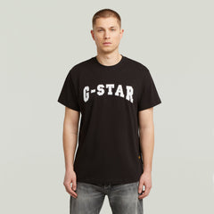 G-Star Raw Mens Felt Logo T-Shirt In Black