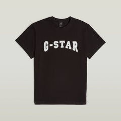 G-Star Raw Mens Felt Logo T-Shirt In Black