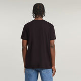 G-Star Raw Mens Finger Print Burger R Black T-Shirt