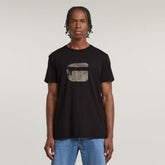G-Star Raw Mens Finger Print Burger R Black T-Shirt