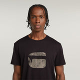 G-Star Raw Mens Finger Print Burger R Black T-Shirt