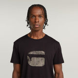 G-Star Raw Mens Finger Print Burger R Black T-Shirt