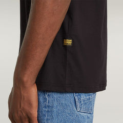 G-Star Mens Finger Print Burger R Black T-Shirt