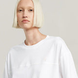 G-Star Raw Womens White Horizontal Seam Loose R T-Shirt