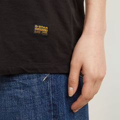 G-Star Raw Womens Dark Brown Lash Fem Loose S/S R T-Shirts