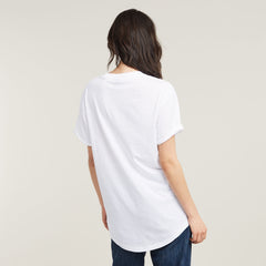 G-Straw Raw Womens Lash Fem T-Shirts In White
