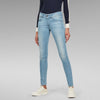 G-Star Raw Womens Lynn Super Skinny Jeans In Faded Blue