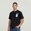 G-Star Raw Mens Multi Chest Badge Relaxed T-Shirt In Black