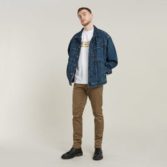 G-Star Raw D25086 Destroyed Old Skool Logo Tee White