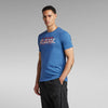 G-Star Raw Mens Originals Slim T-Shirt In Blue