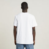 G-Star Raw D25702 Mens Boombox Cartoon Loose R T-Shirt White
