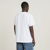 G-Star Raw D25701 Mens Face Cartoon Loose R T-Shirt White
