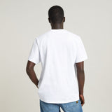 G-Star Raw D25696 Mens Rhino Cartoon Loose R T-Shirt White
