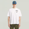 G-Star Raw Mens Running Dog Back Gr Boxy T-Shirt White